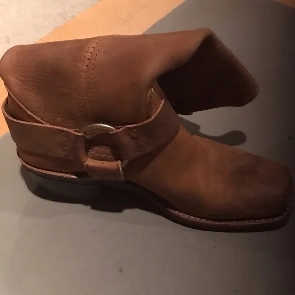 Frye Brown Leather Ankle Boots - Picture 2 of 12